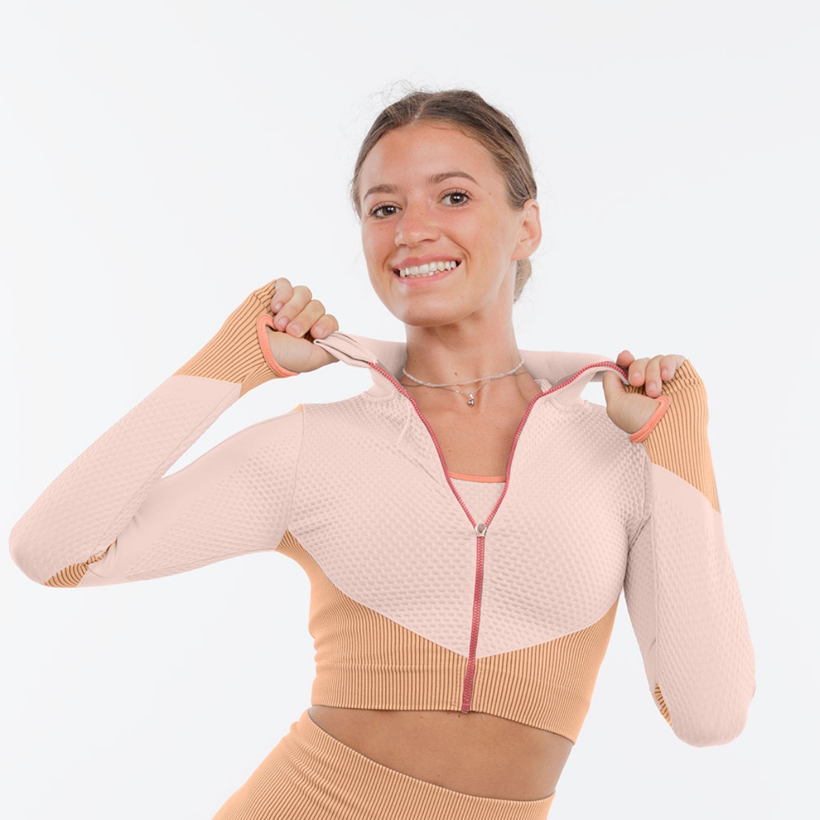 Cynthia Crop Trenirka - Roza