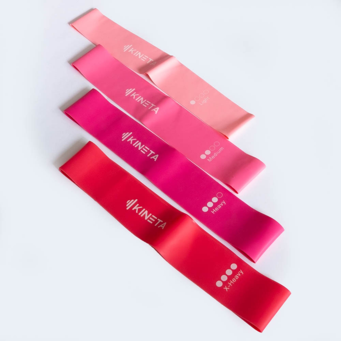 Mini Bands 4x Pink SET